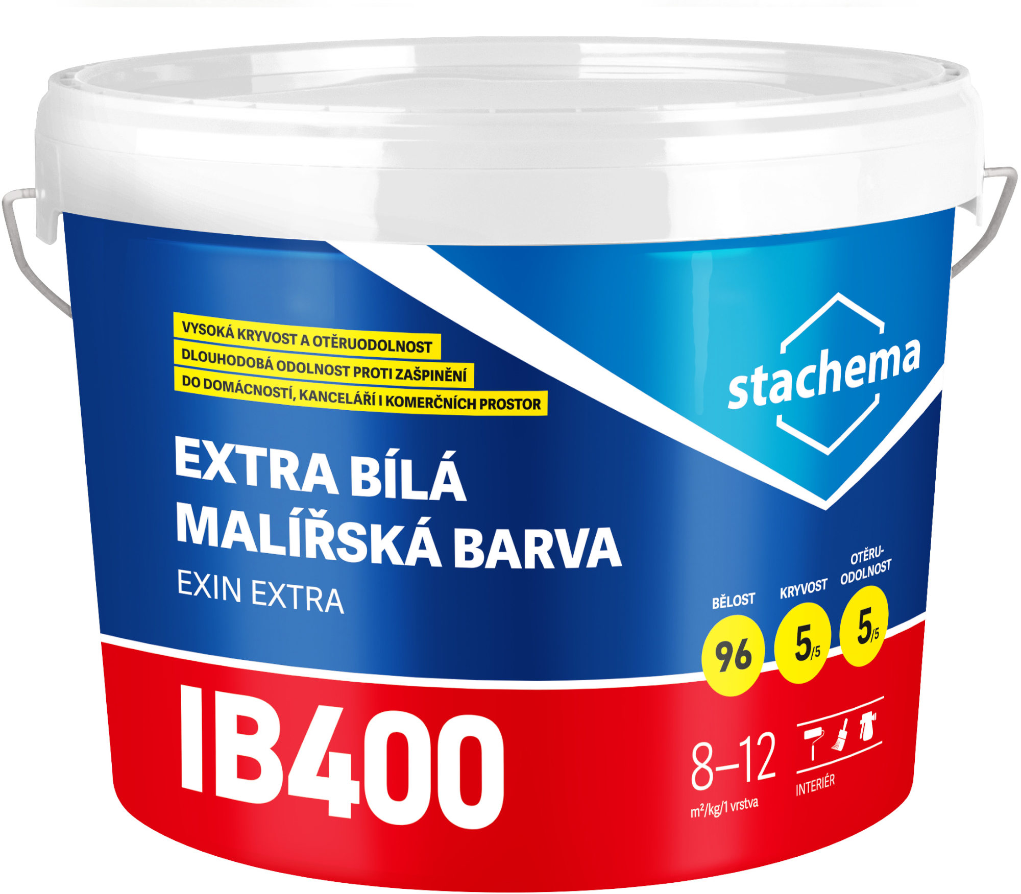 Malba interiérová Stachema IB400 bílá 7 kg