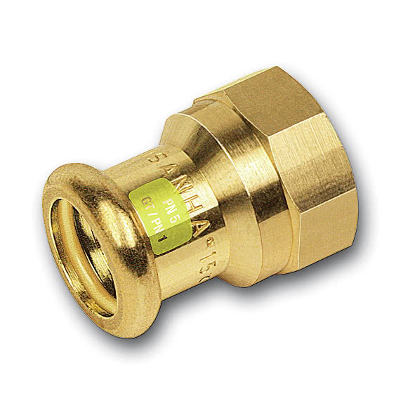 Přechodka lisovací Sanha Cu Press Gas 11270G 18 mm × 3/4" vnitřní závit