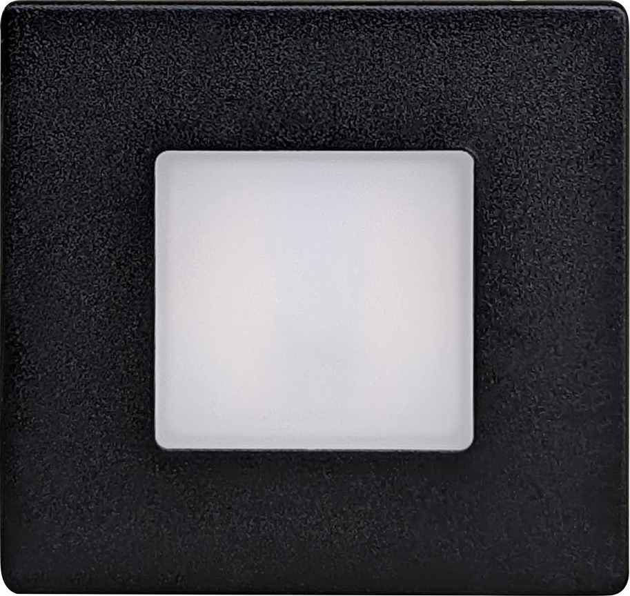 Svítidlo LED Greenlux Decently 1,7 W černá čtvercové