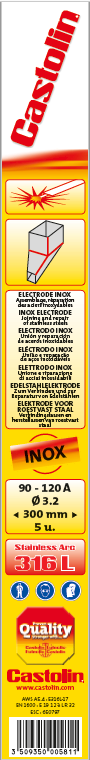 Elektrody bazicko-graf. Castolin Cast Arc 2-44 2,5 mm 10 ks