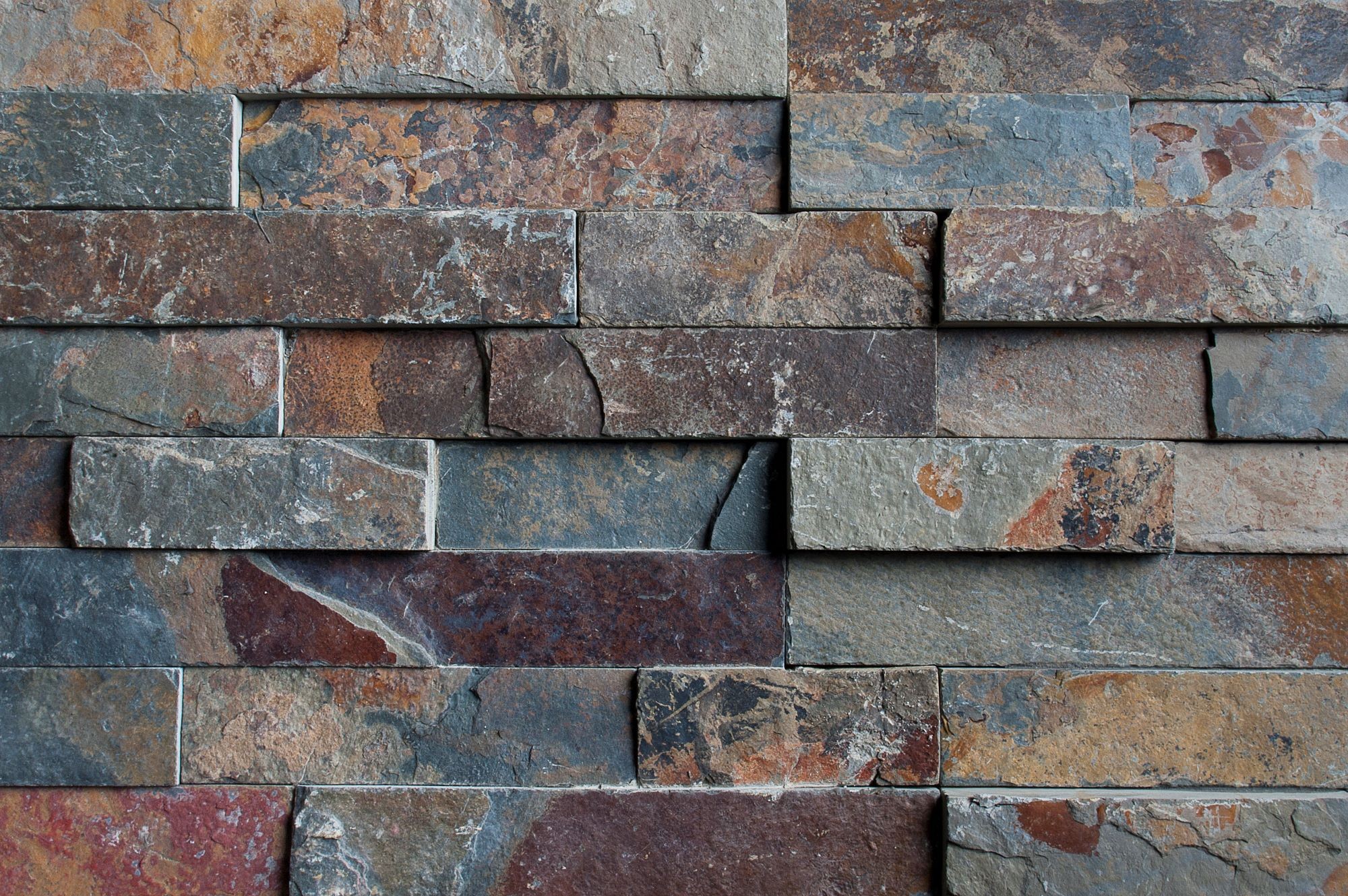 Obklad kamenný lepený DEKSTONE N 3002 Multicolour Slate břidlice plošný