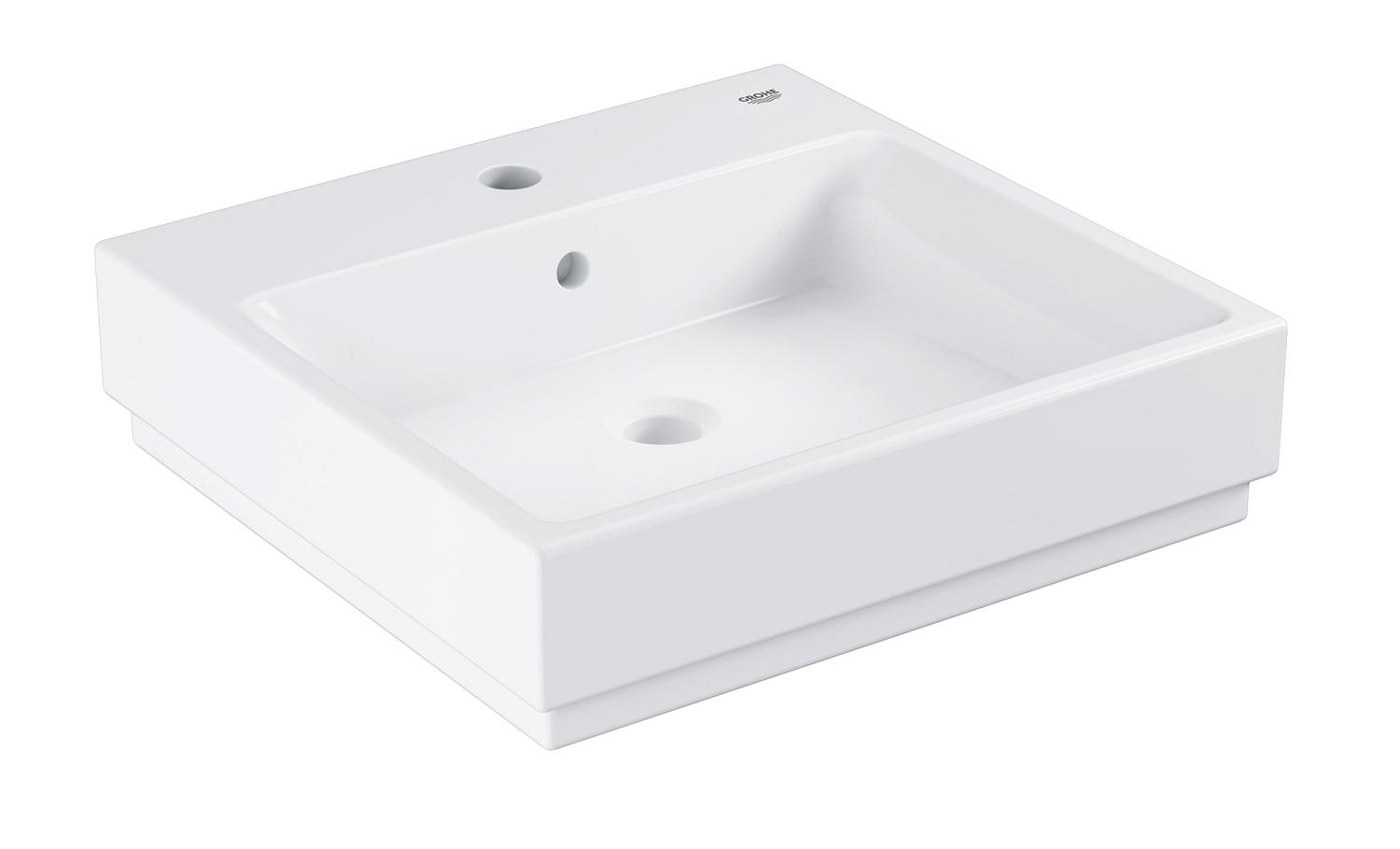 Umyvadlo na desku Grohe Cube Ceramic 500×490 mm s otvorem 3947800H