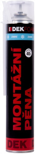 Levně Pěna montážní DEKFOAM zimní trubičková 750 ml