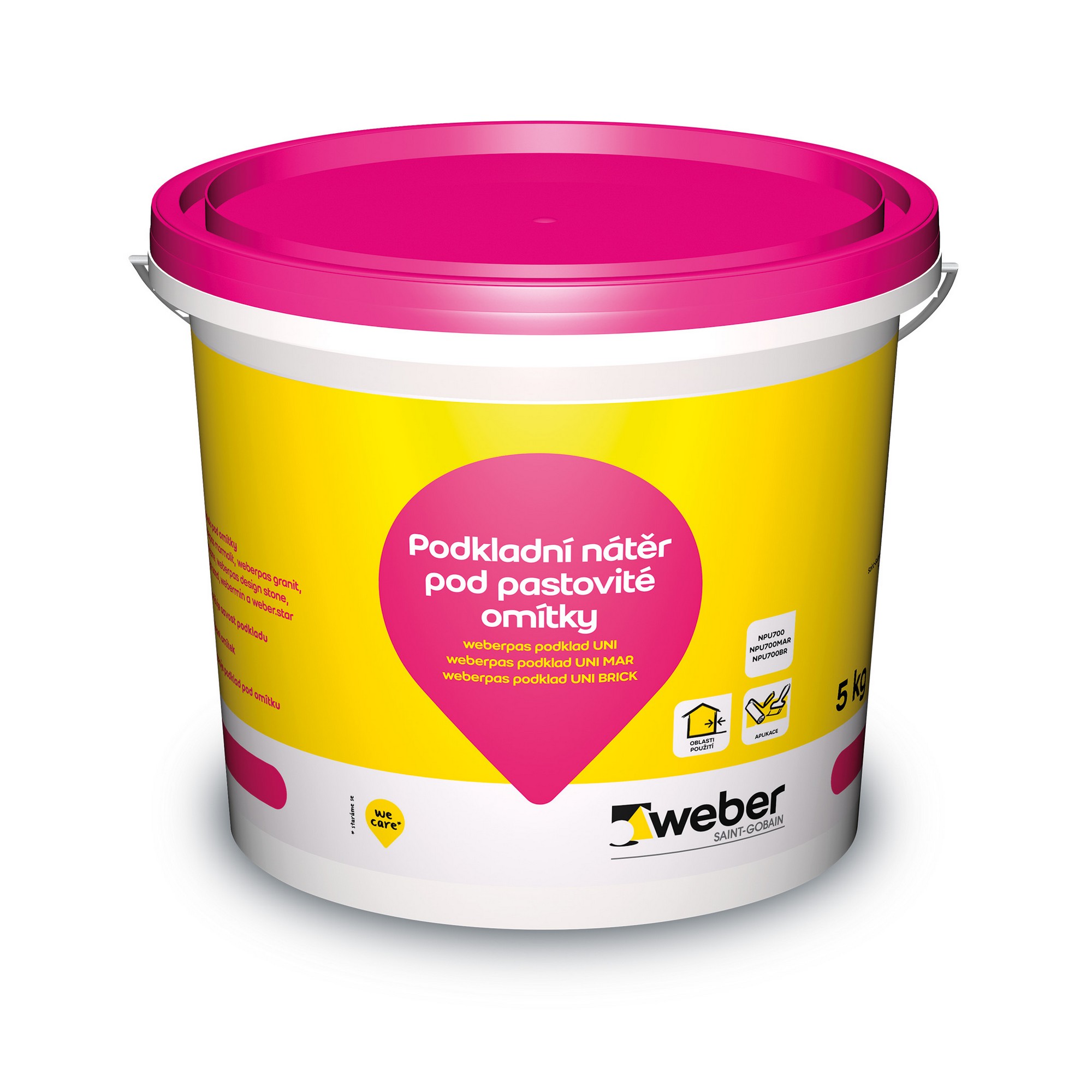 Penetrace weberpas podklad UNI zelená 5 kg