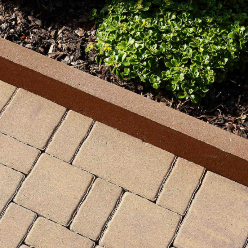 Obrubník zahradní BEST PARKAN II rovný standard karamel 50×1 000×200 mm