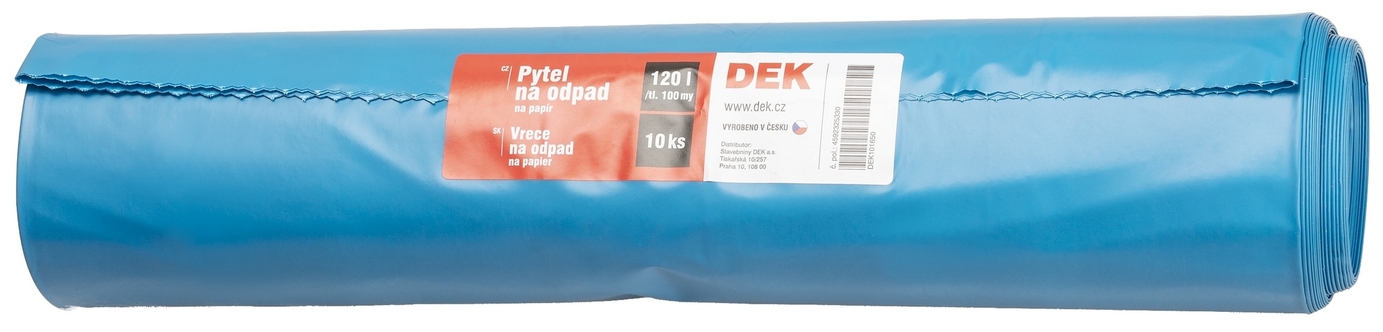 Pytle na odpad modrý 100 µm 10 ks
