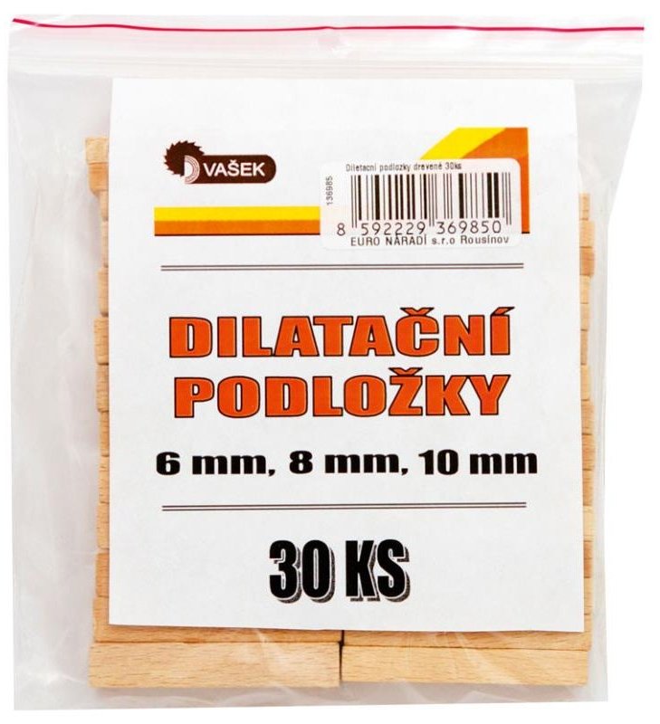 Podložky dilatační 6/8/10 mm 30 ks