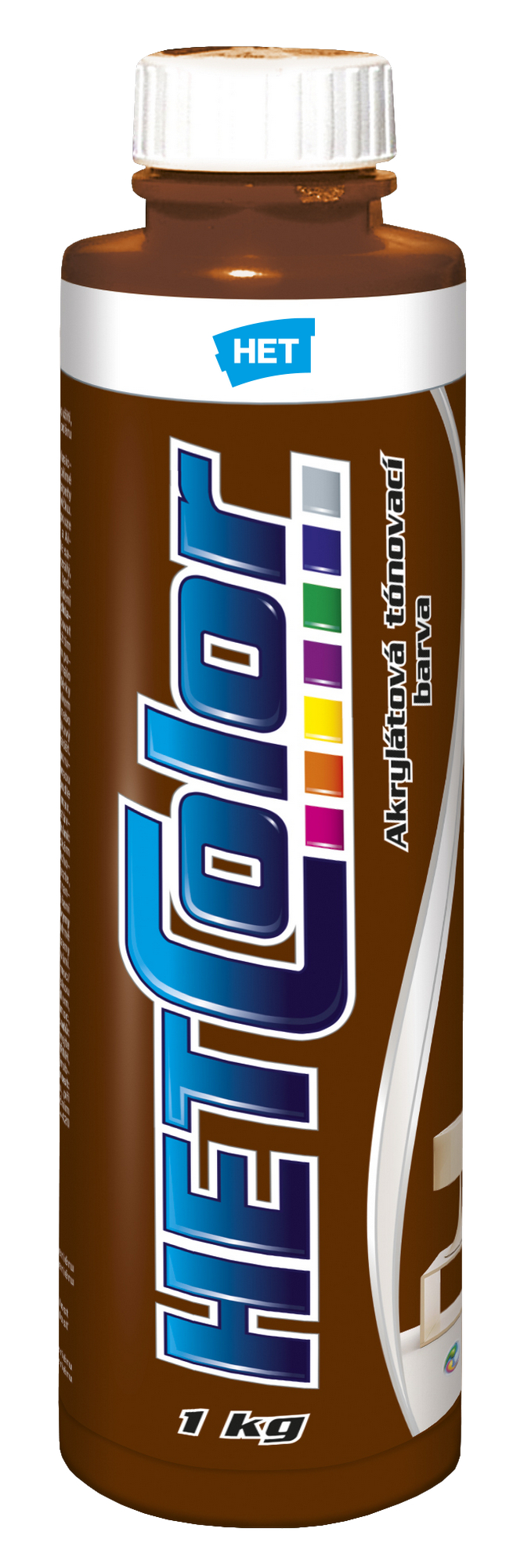 Barva tónovací HET Hetcolor tmavě hnědá 1 kg