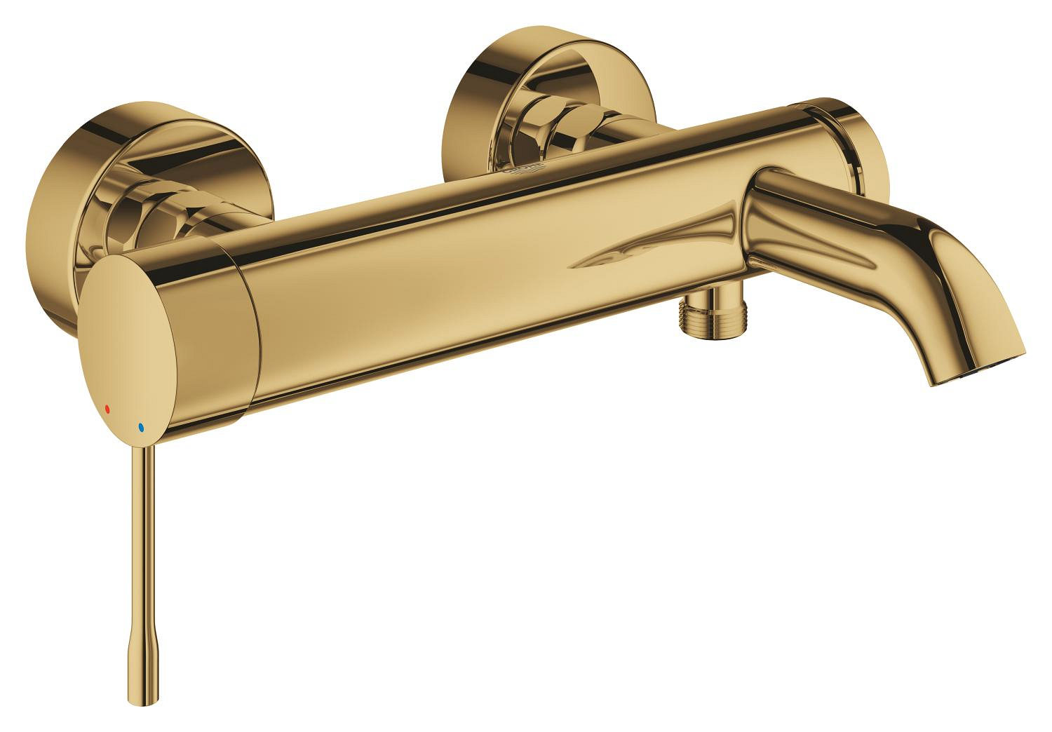 Baterie vanová nástěnná Grohe Essence 150 mm Cool Sunrise s přepínačem 33624GL1