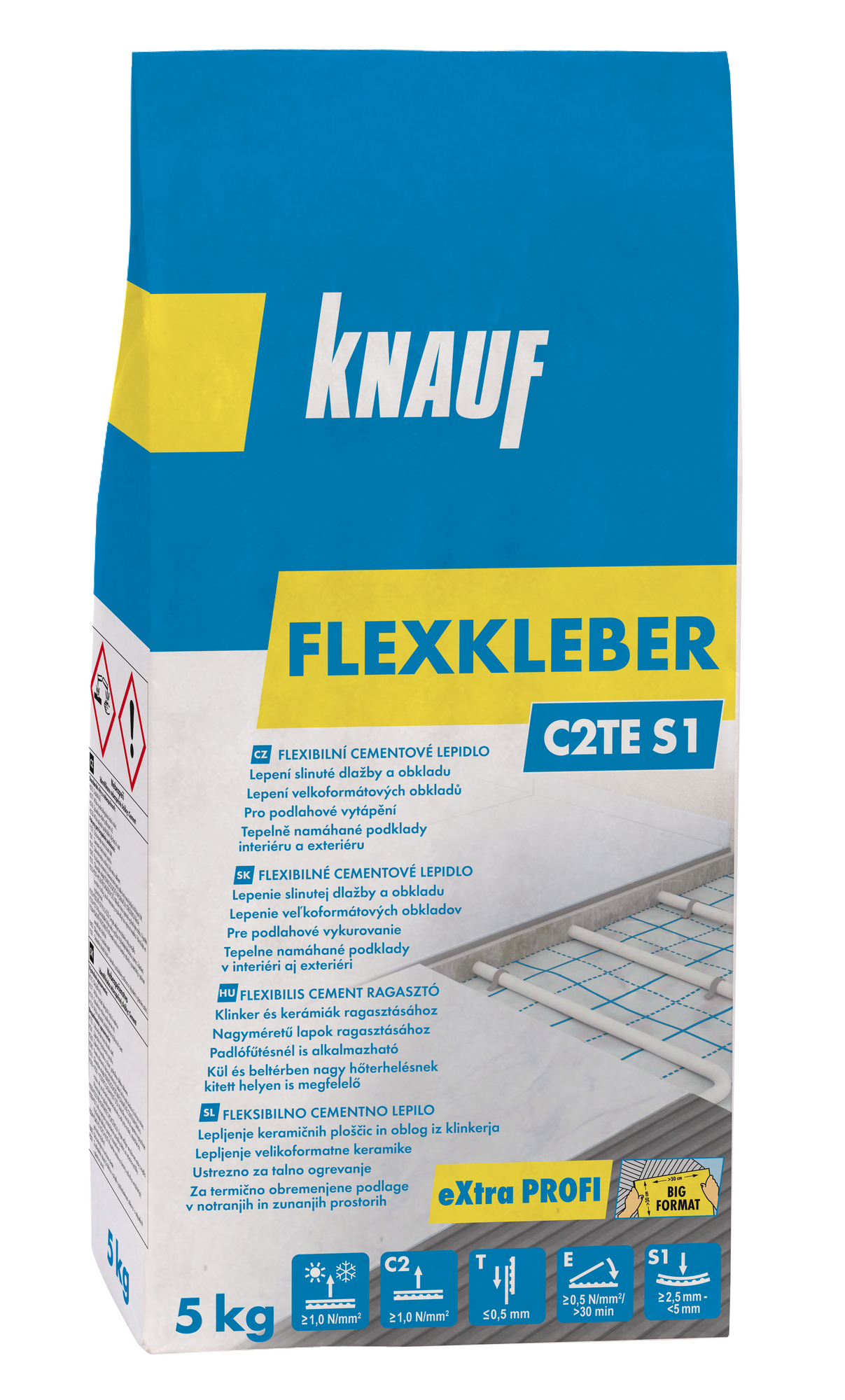 Lepidlo cementové C2TE S1 Knauf Flexkleber 5 kg