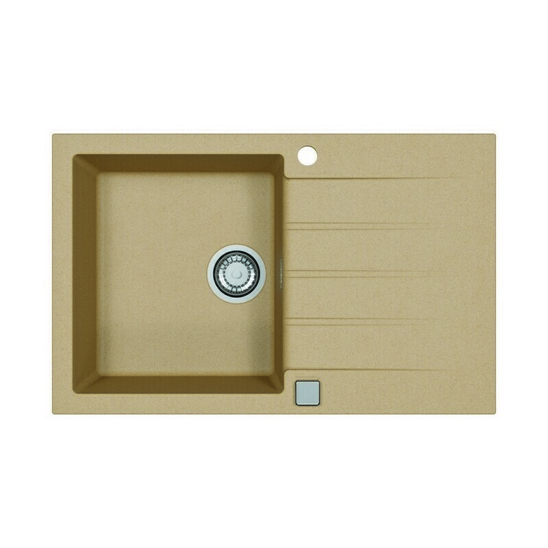 ALVEUS Dřez granitový s odkapem Alveus Cadit 20 790×500 mm beige