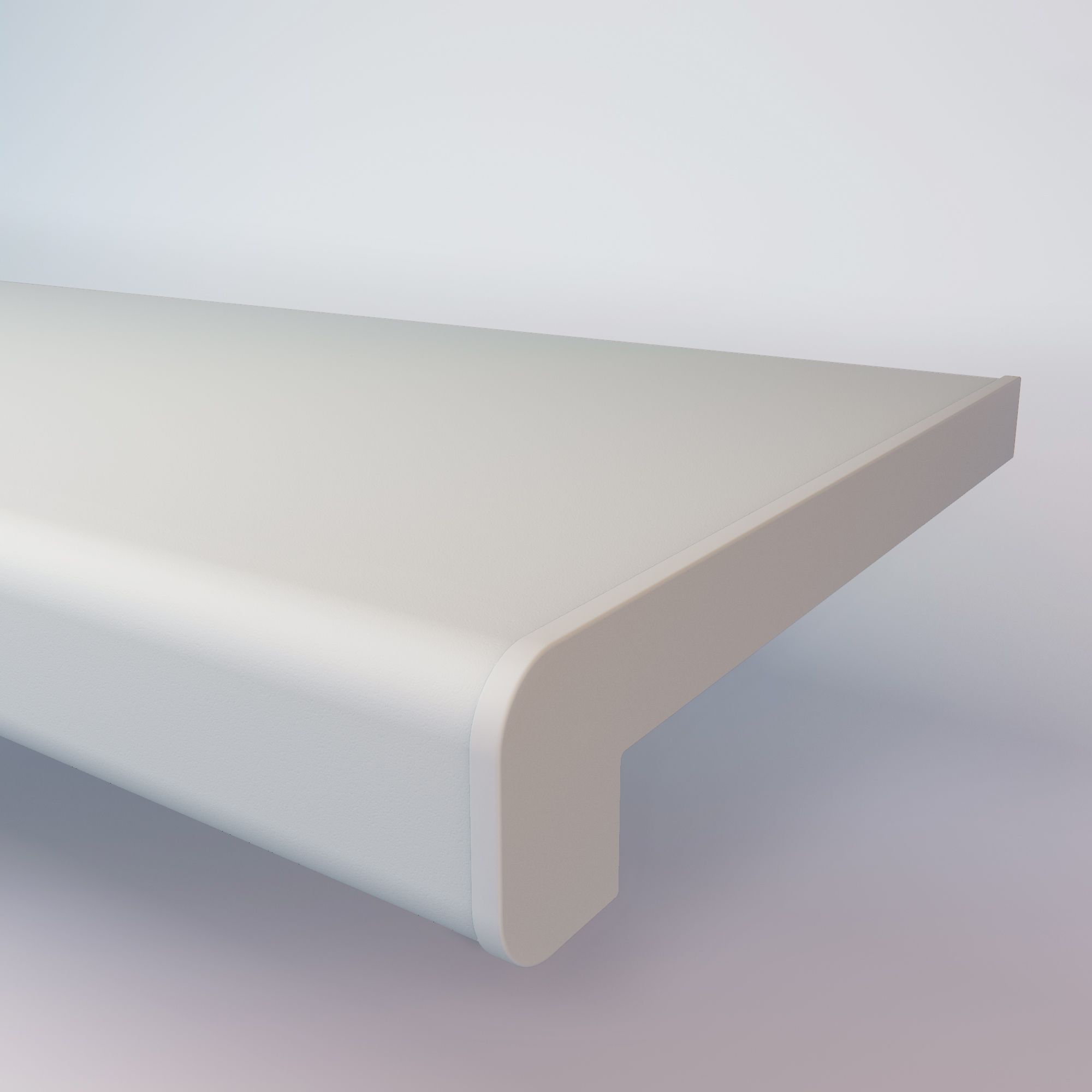 Levně Parapet vnitřní dřevotřískový Paramont š. 250 mm bílá