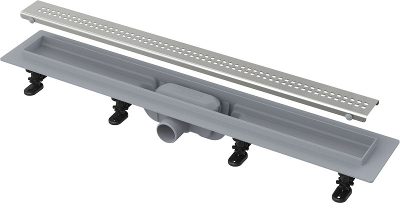 Žlab sprchový plastový Alca APZ9-850M Simple včetně roštu