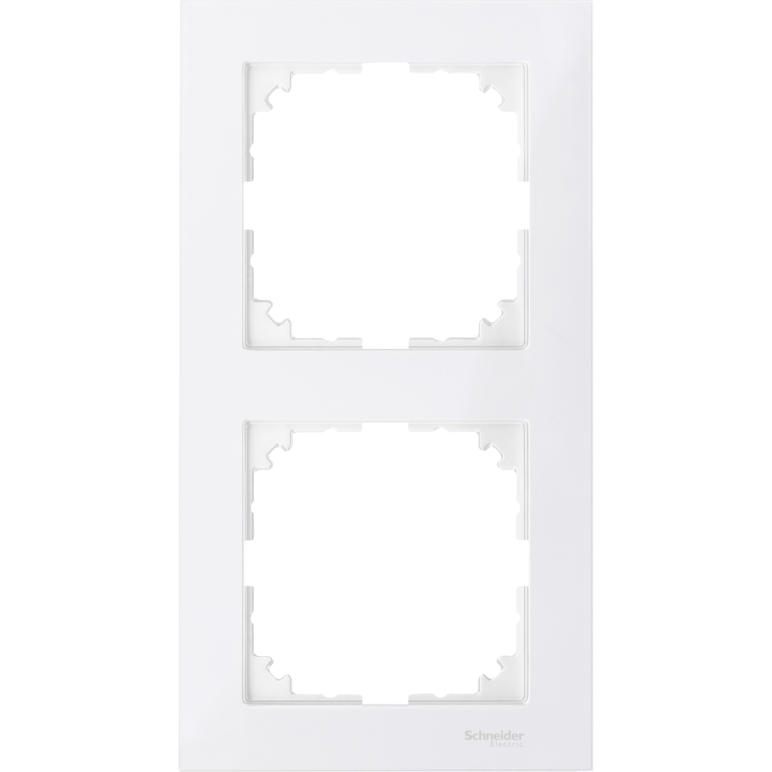 Rámeček Schneider Electric Merten M-Pure dvojnásobný polar