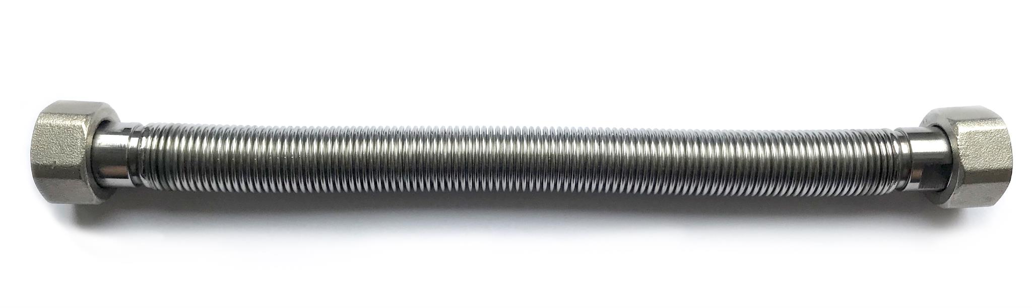 Hadice ohebná a natahovací 1/2"×1/2" FF 300–600 mm nerez