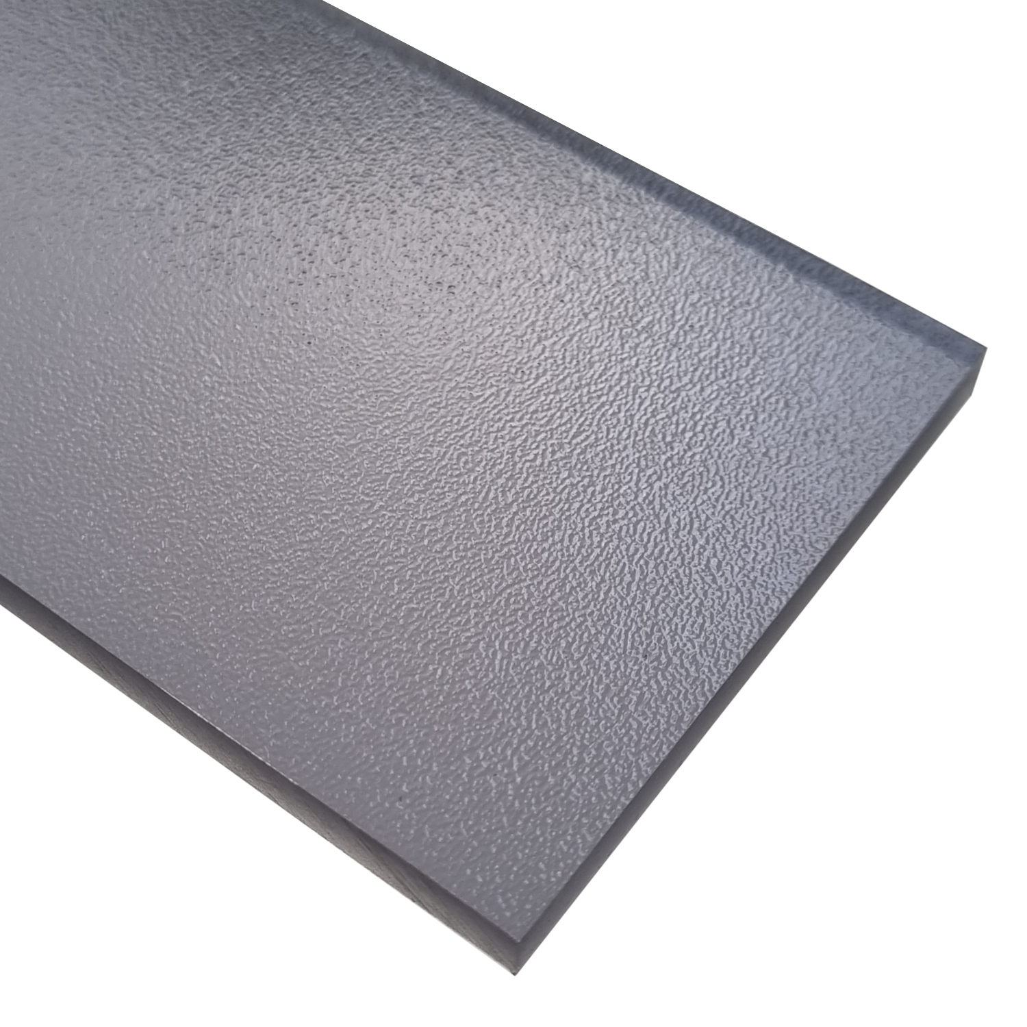 Deska polykarbonátová plná strukturovaná TEX 6 2UV grey 1 400×4 500 mm