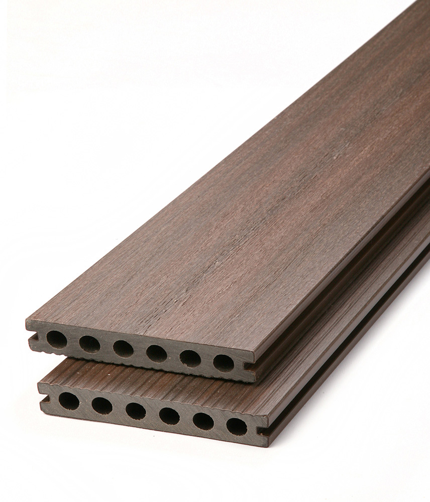 Prkno terasové DŘEVOplus PROFI walnut 23×138×4 000 mm