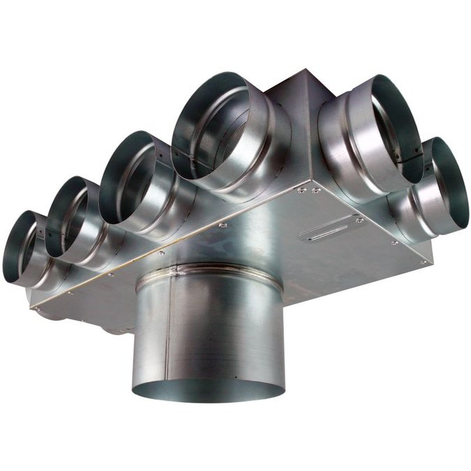 Box rozdělovací rohový Regulus 8× 75 mm / 150 mm