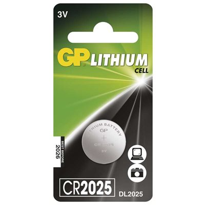 Baterie GP Lithium Cell CR2025 165 mAh