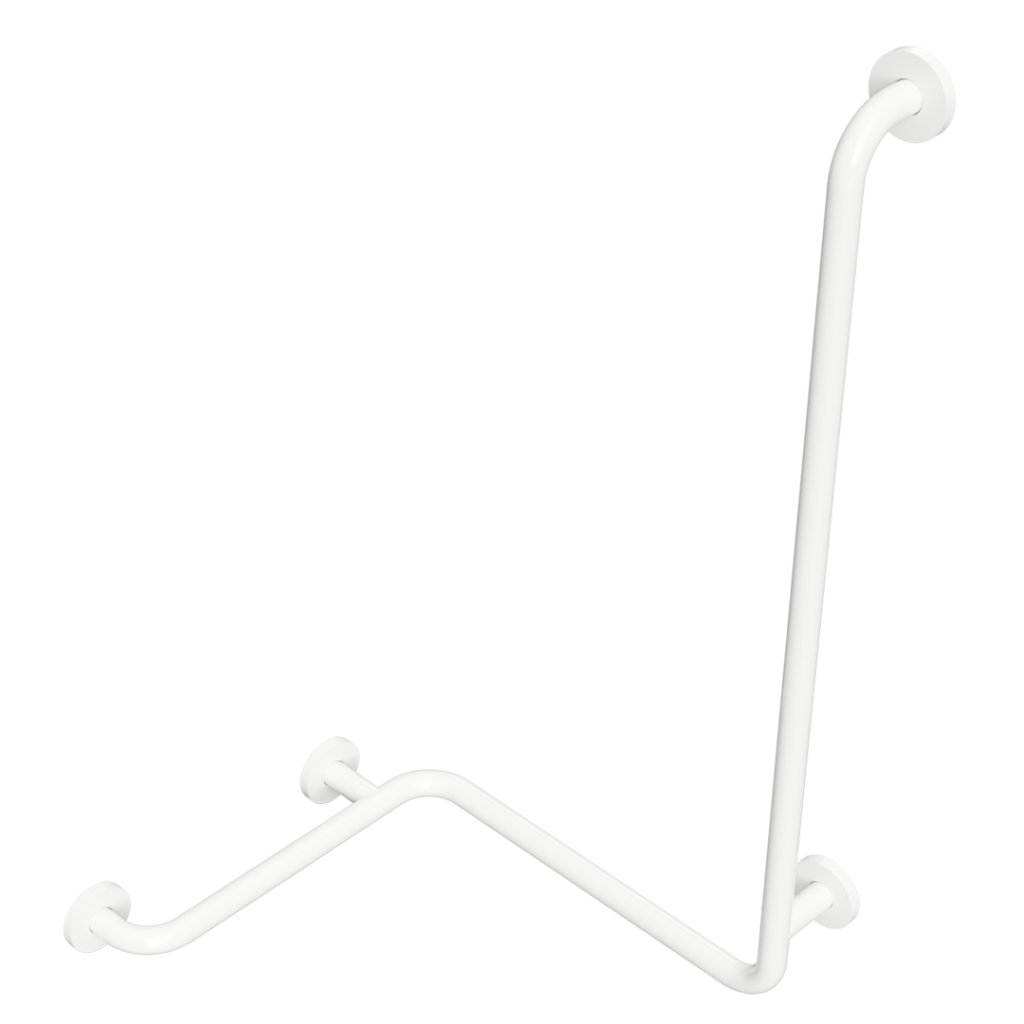 Madlo se svislou opěrou Bemeta Help 1 180 mm pravé bílé