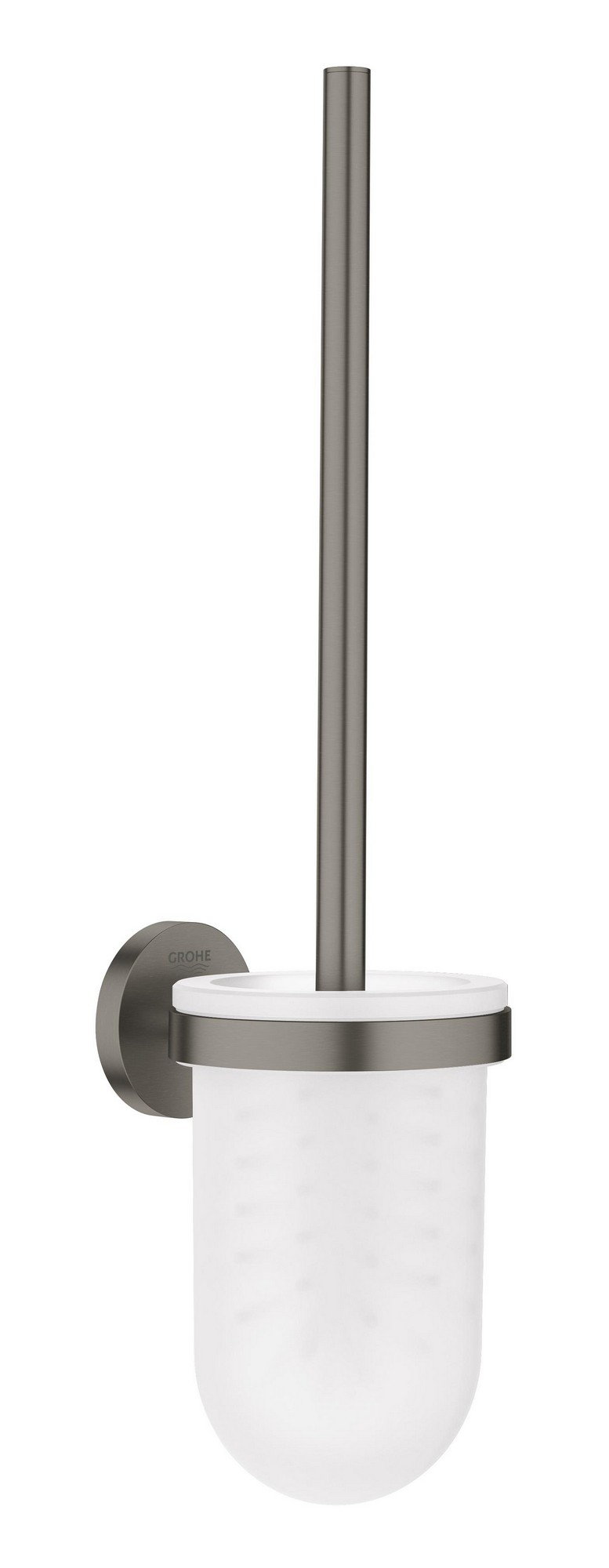 Souprava na čištění toalety Grohe Essentials kartáčovaný Hard Graphite