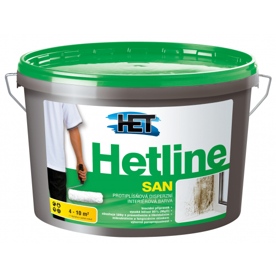 Malba interiérová HET Hetline San Active bílá 15 kg