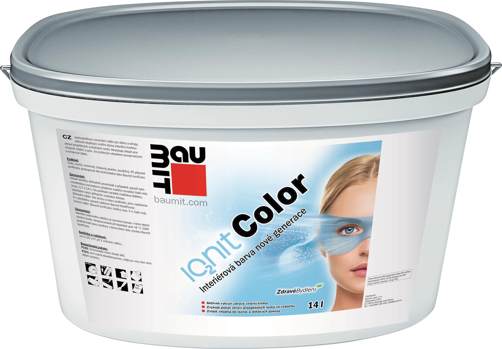 Malba interiérová Baumit IonitColor bílá 14 l