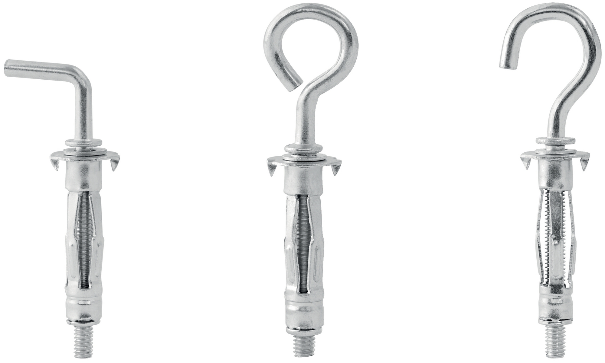 Kotvy do dutých stěn s hákem Rapid 8×32/3–13 mm 12 ks