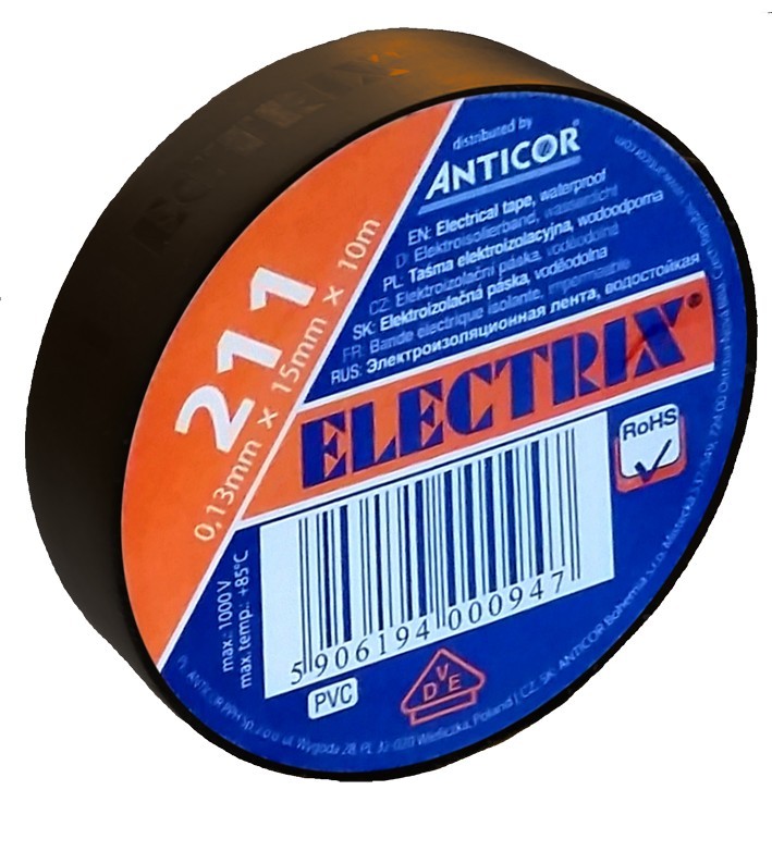 Páska elektroinstalační Anticor 211 Electrix hnědá