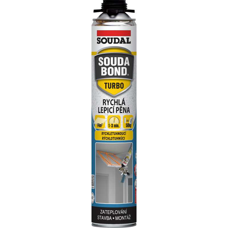 Soudal Pěna lepicí Soudal SOUDABOND EASY Turbo pistolová 750 ml