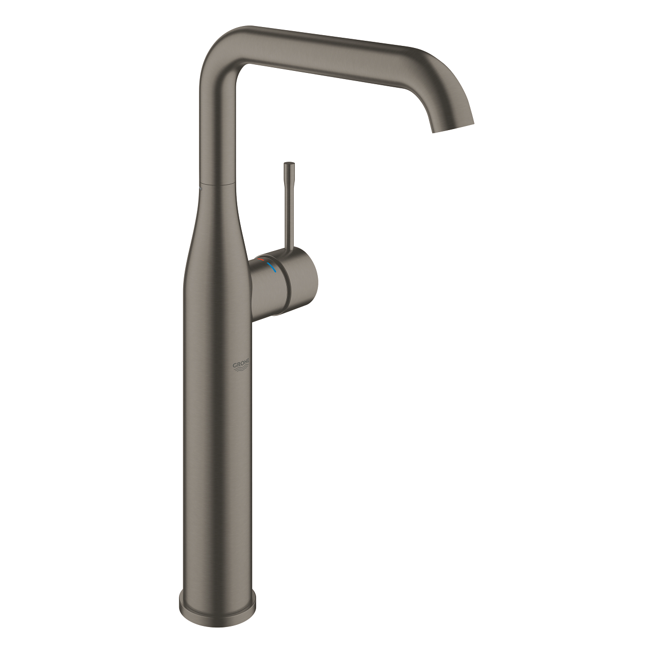 Baterie umyvadlová stojánková Grohe Essence velikost XL kartáčovaný Hard Graphite 24170AL1