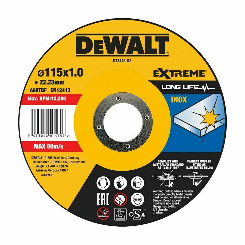 DeWALT Kotouč řezný DeWALT DT3442-QZ 115×22,2×1 mm 25 ks
