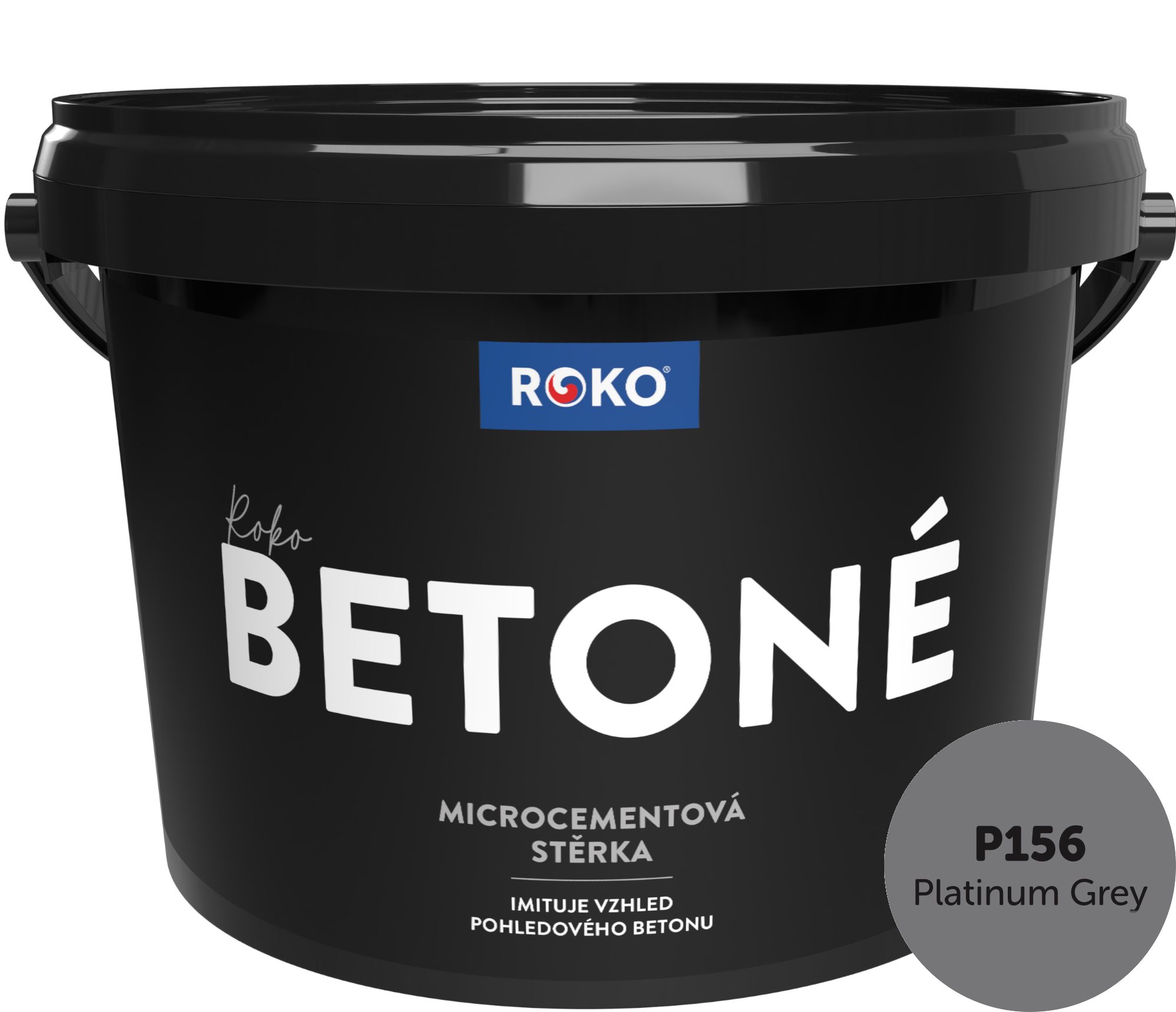 Stěrka dekorativní Roko Betoné P156 Platinum Grey 7 kg