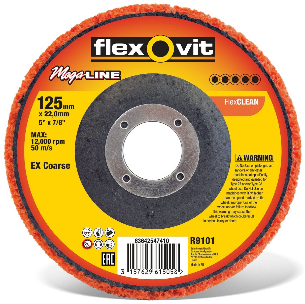 Kotouč brusný Flexovit Mega-Line FlexClean 115×22,23 mm