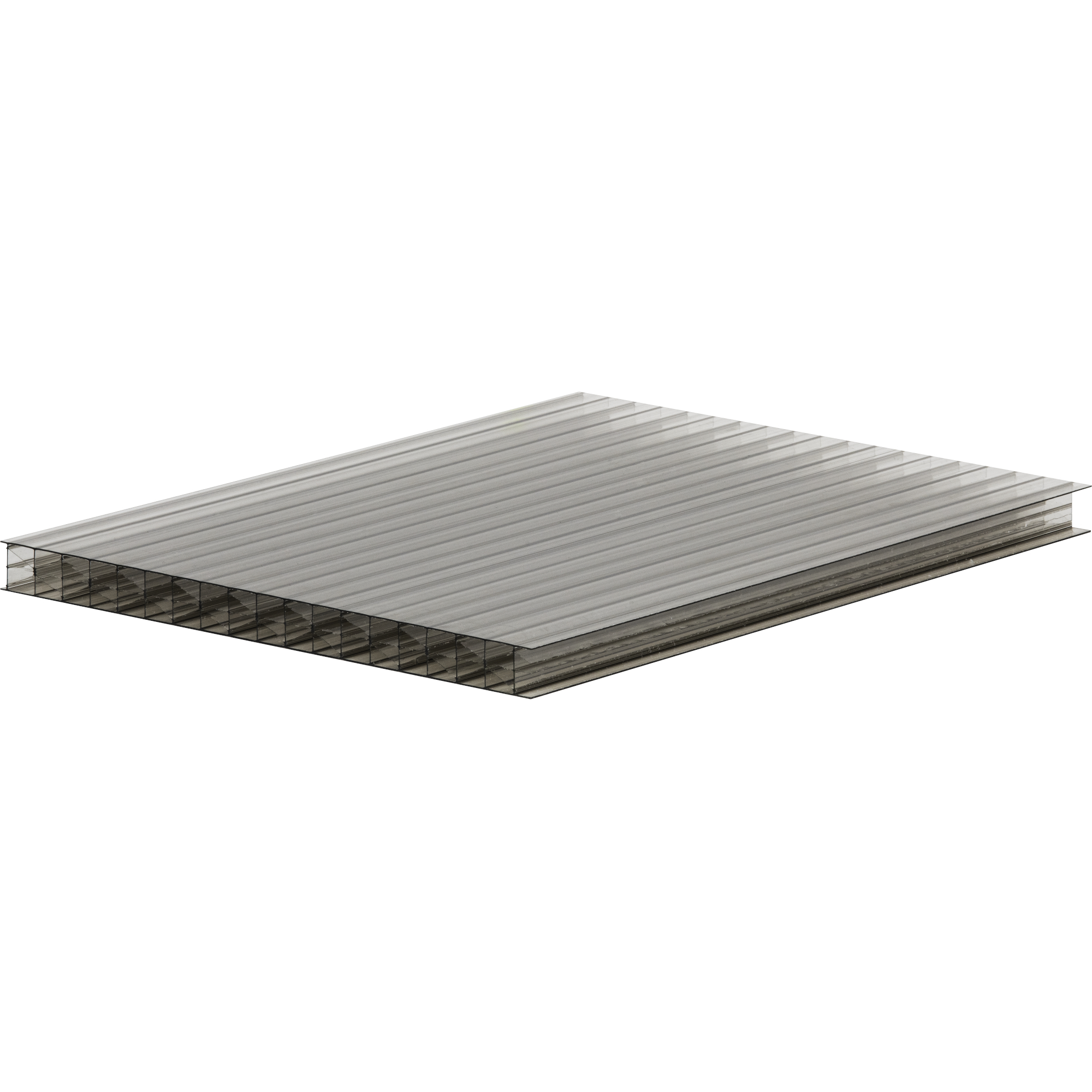 Deska polykarbonátová dutinková MULTICLEAR 16 5X 2UV bronz 2 100×2 500 mm