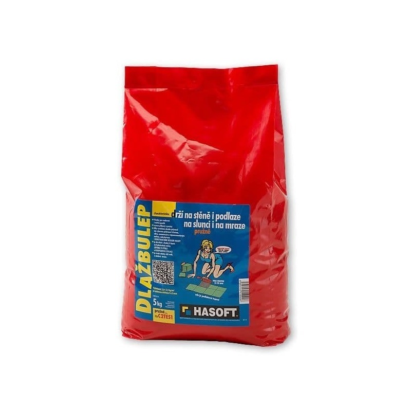 Lepidlo na obklady a dlažby Hasoft Dlažbulep 5 kg
