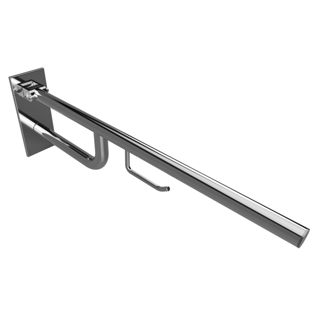 Úchyt sklopný Bemeta Help s držákem TP 760 mm s krytkou nerez lesklý