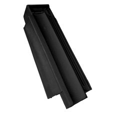 Taška okrajová levá Tondach Contiton 12 glazura břidlicově černá