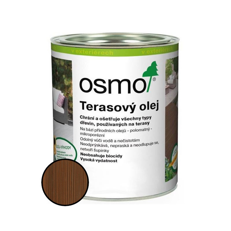 Olej terasový Osmo 010 termo-dřevo 2,5 l