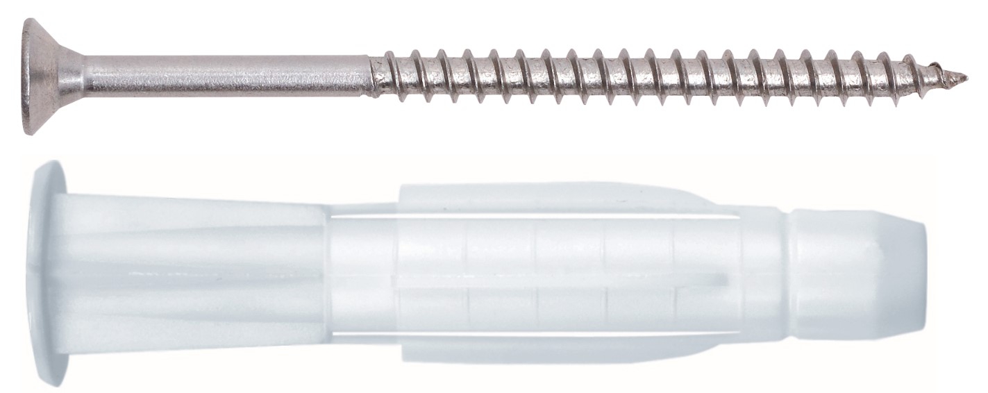 Hmoždinka univerzální TOX Trika s vrutem 6×36 mm 10 ks