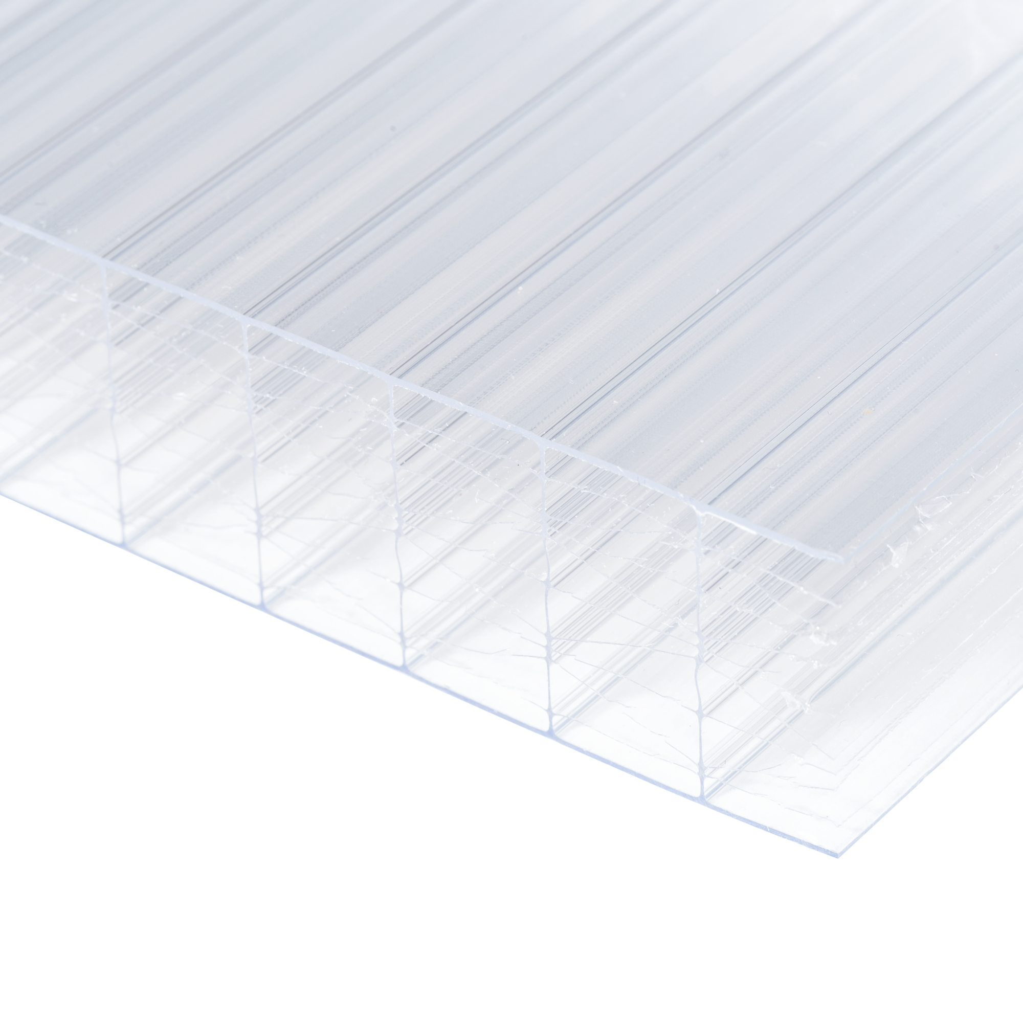 Deska polykarbonátová dutinková MULTICLEAR 25 11 WALL 1UV čirá 2100×6000 mm