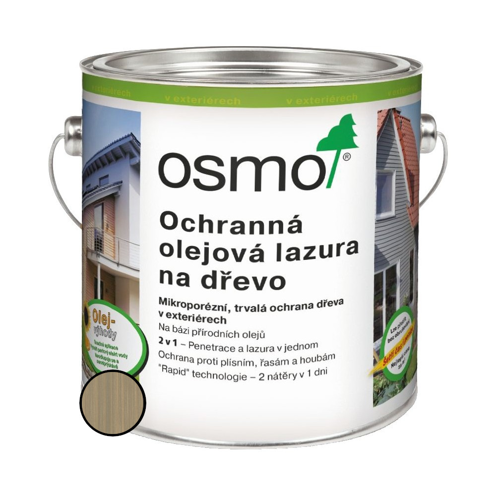Lazura olejová ochranná Osmo 903 bazaltově šedá 2,5 l