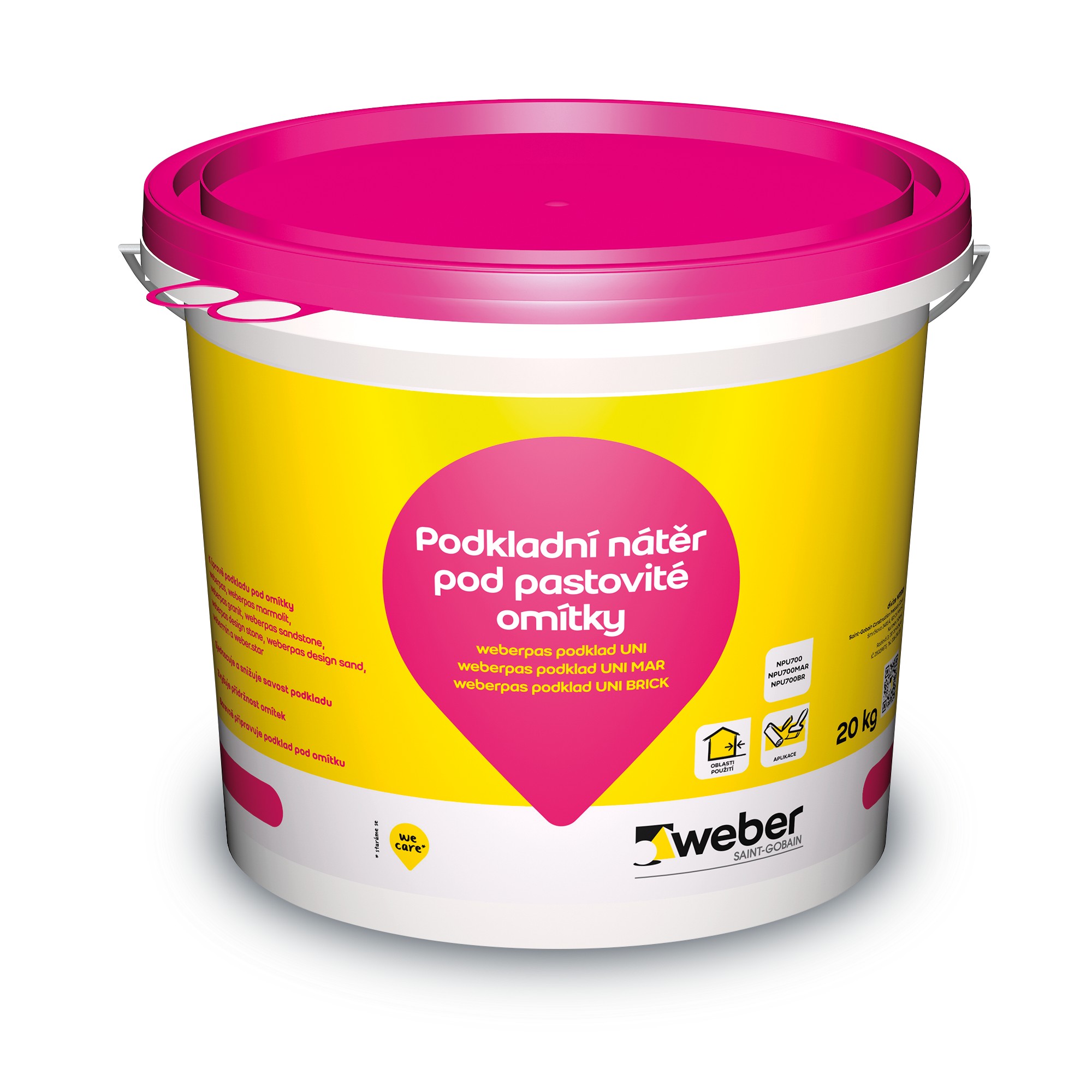 Penetrace weberpas podklad UNI zelená 20 kg