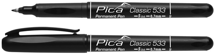 Značkovač permanentní Pica Classic 533 0,7 mm černý