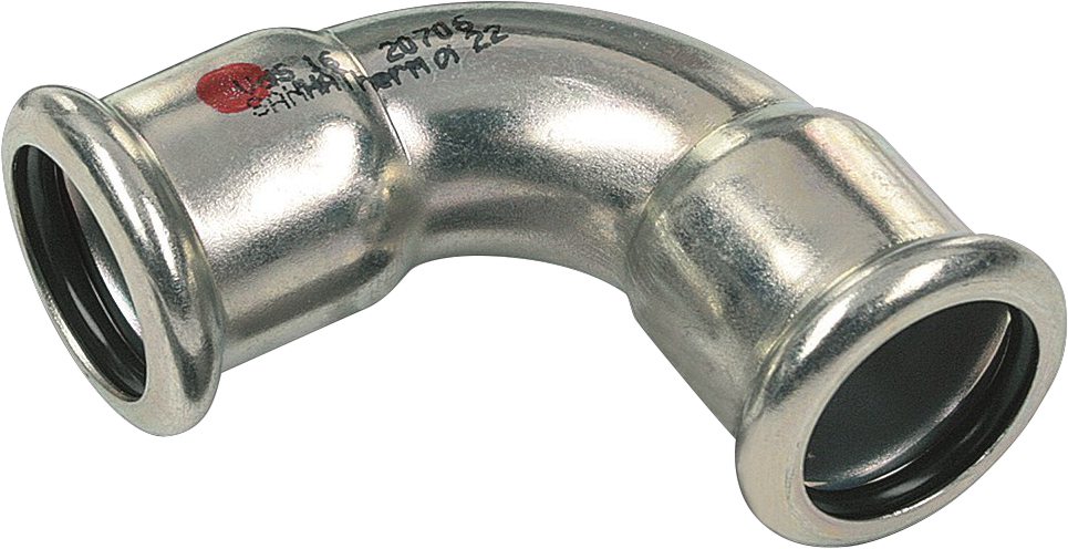 Oblouk 90° lisovací Sanha Therm 24002A 15 mm FF