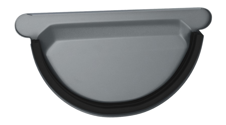 Čelo žlabu s těsněním DEKRAIN ROBUST 280 RAL 7016 antracitově šedá