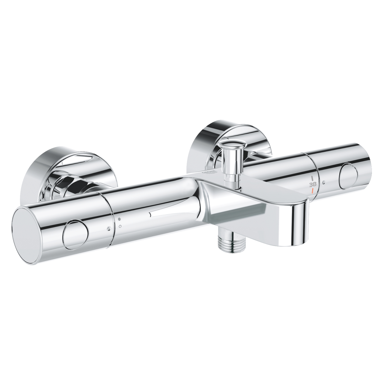 Levně Baterie vanová termostatická Grohe Grohtherm 800 Cosmopolitan chrom s přepínačem 34766000