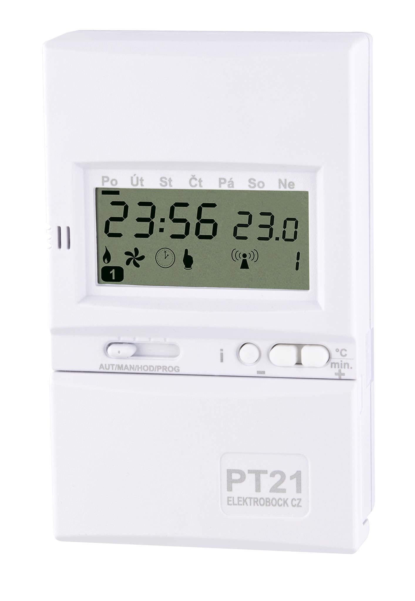 Termostat drátový digitální Elektrobock PT21