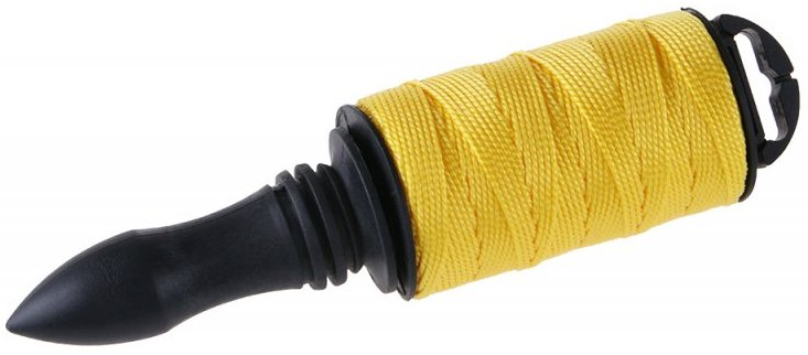 Provázek stavební na trnu 1,7 mm × 100 m žlutý