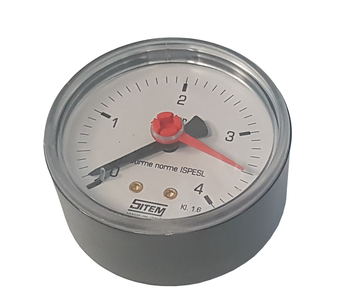 Manometr zadní 63 mm 1/4" 0–6 bar